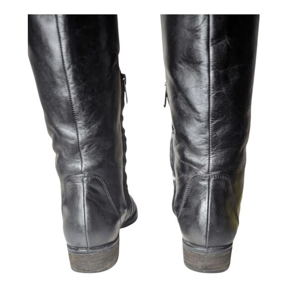 SAM EDELMAN Patton Black Leather Riding Boot Size 7.5M - Picture 10 of 10